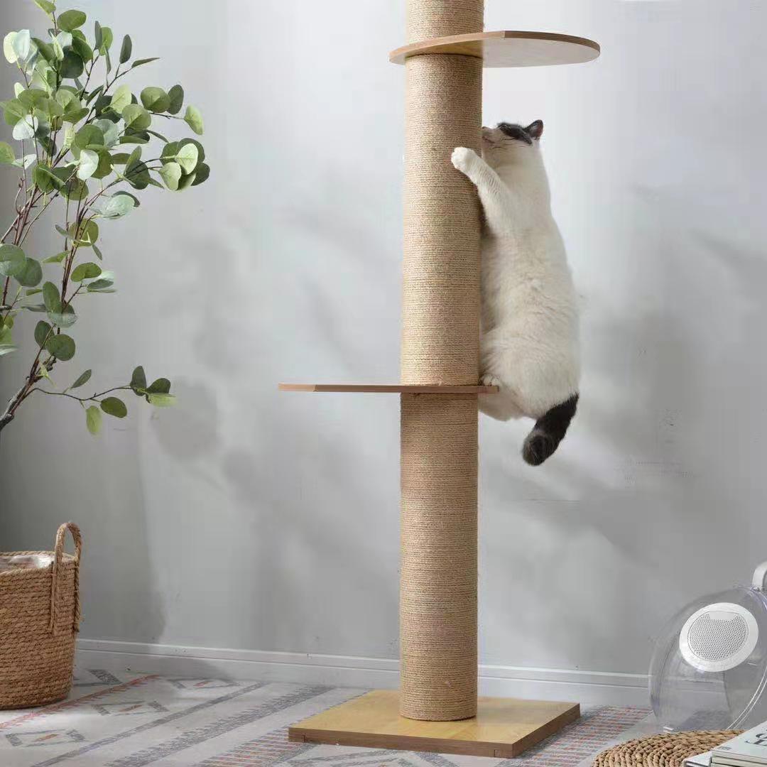 キャットタワー　突っ張り　猫用品　ペット用品　突っ張り型
