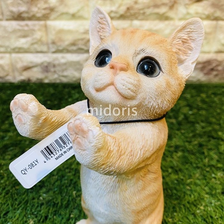 ブランド品 インテリア小物 猫の置物 セット オブジェ 動物 装飾 可愛い