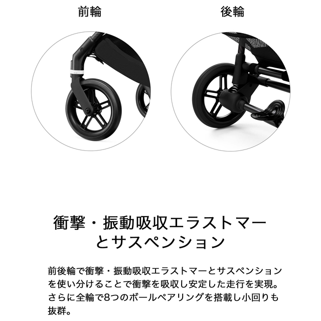 メリオカーボン GY モニュメントグレー 2022 サイベックス ベビーカー ...