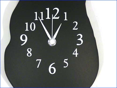 連続秒針、スイープムーブメント掛け時計 振り子時計 木製 黒猫 1011-06 (壁掛け時計 ウォールクロック