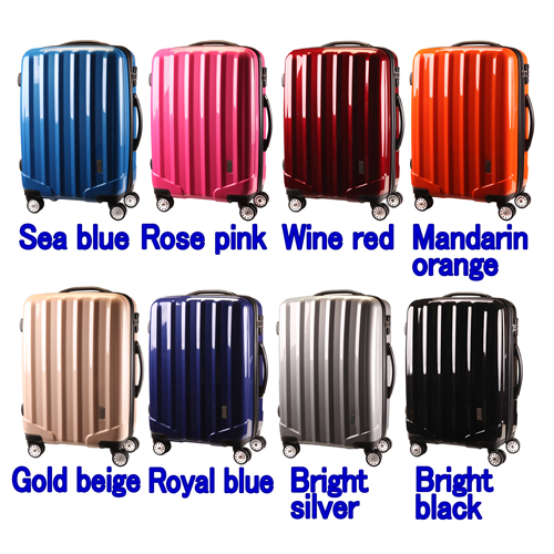 [セール価格]ファスナー式スーツケース　Lサイズ