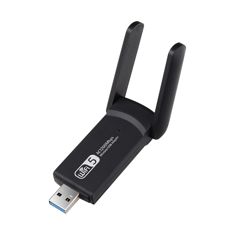 無線LAN子機 USB3.0 外付け LANアダプター lan端子1200Mbps ゲーミング WiFi5 中継機 デュアルバンド アンテナ 小型  2.4G 5G インターネット ドライバ不要