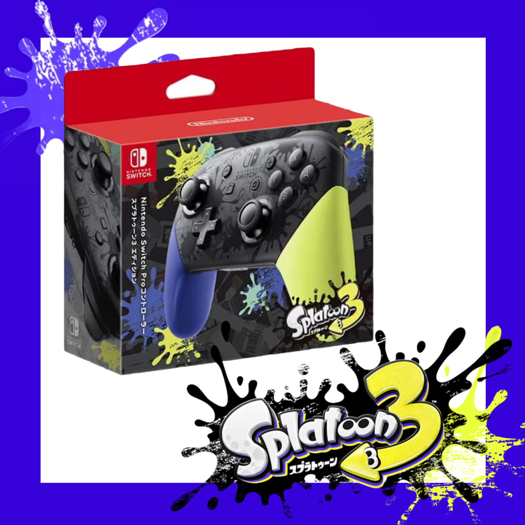 スプラトゥーン3エディション Nintendo Switch Proコントローラー 
