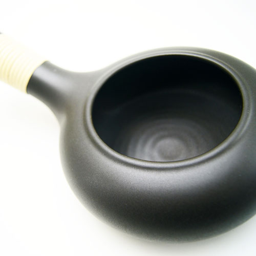 焙烙 黒色 コーヒー豆 緑茶 兼用 ほうろく ほうじ器 常滑焼 耐熱煎り器