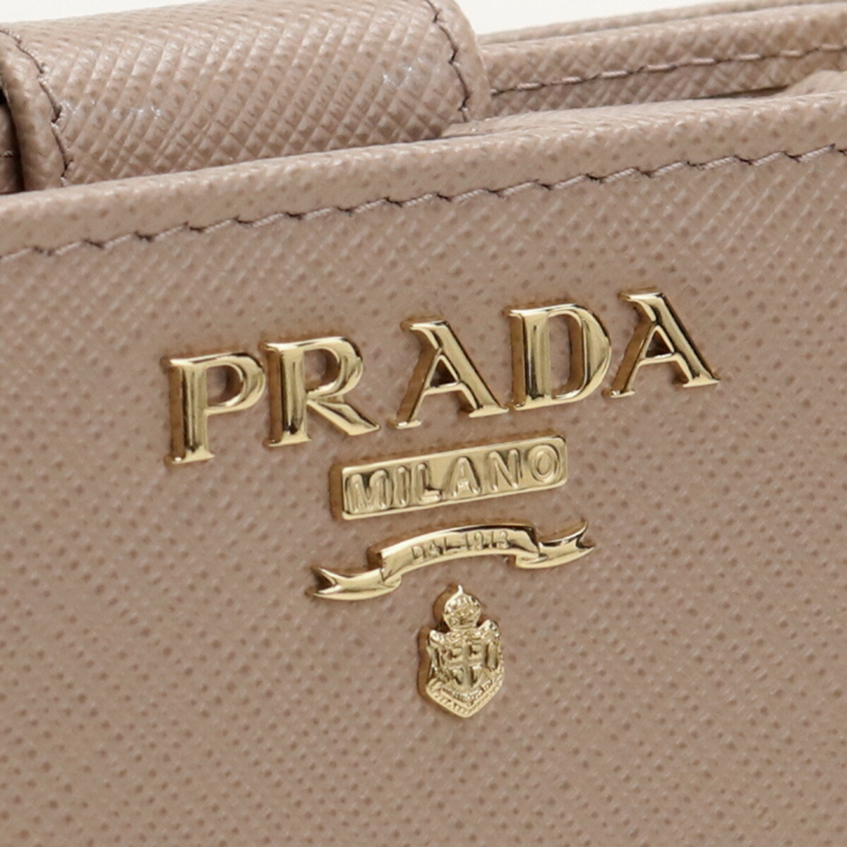 PRADA プラダ 1ML018 二つ折り財布 CIPRIA ベージュ系 レディース