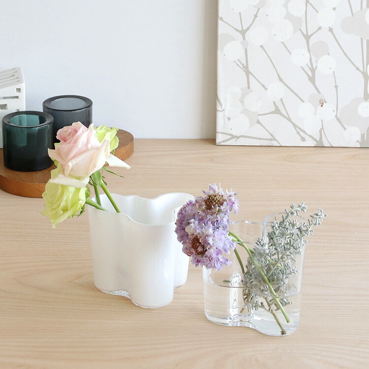 iittala イッタラ Alvar Aalto アアルトベース 95mm花瓶 - 花瓶