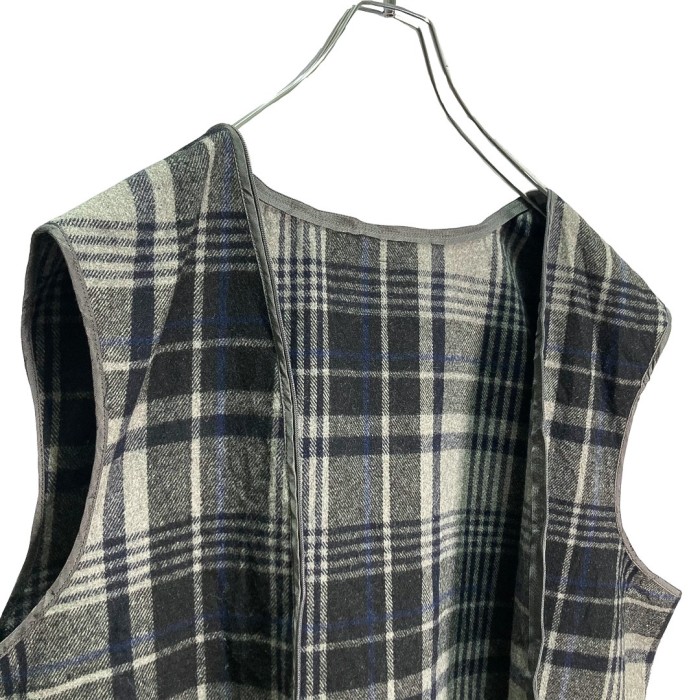 00's BANANA REPUBLIC check liner vest | Vintage.City 古着屋、古着コーデ情報を発信