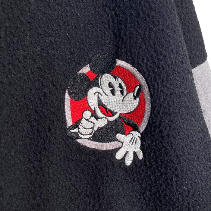 90s Disney micky fleece varsity jacket | Vintage.City 古着屋、古着コーデ情報を発信
