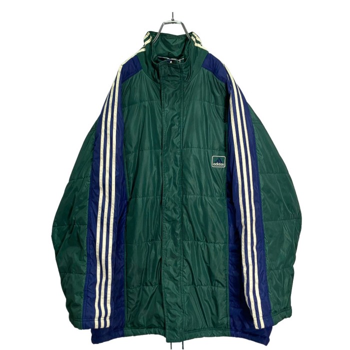 90s adidas bi-color padded nylon jacket | Vintage.City
