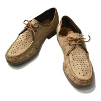 Vintage Mesh Suede Leather Shoes | Vintage.City ヴィンテージ 古着