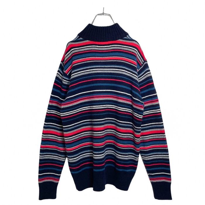 90-00s McGREGOR half-zip mulch boarder knit sweater | Vintage.City
