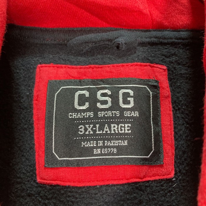 Bigsized switching sweat hoody | Vintage.City 古着屋、古着コーデ情報を発信