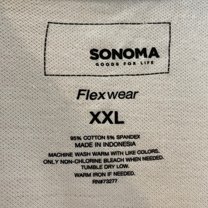 【SONOMA】XXL オーバーサイズ ポロシャツ 無地 ホワイト US古着 | Vintage.City 古着屋、古着コーデ情報を発信