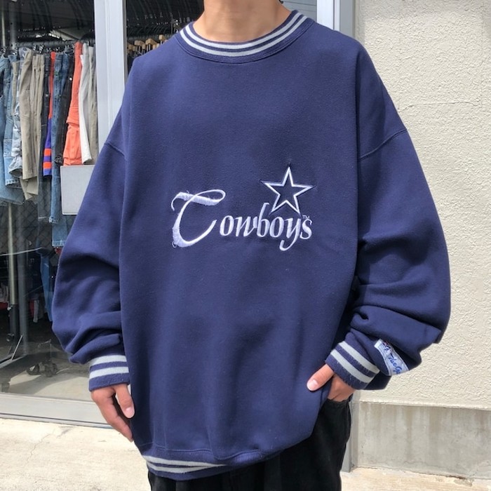 トップスCOWBOYS NFL ダラスカウボーイズ刺繍スウェット - スウェット