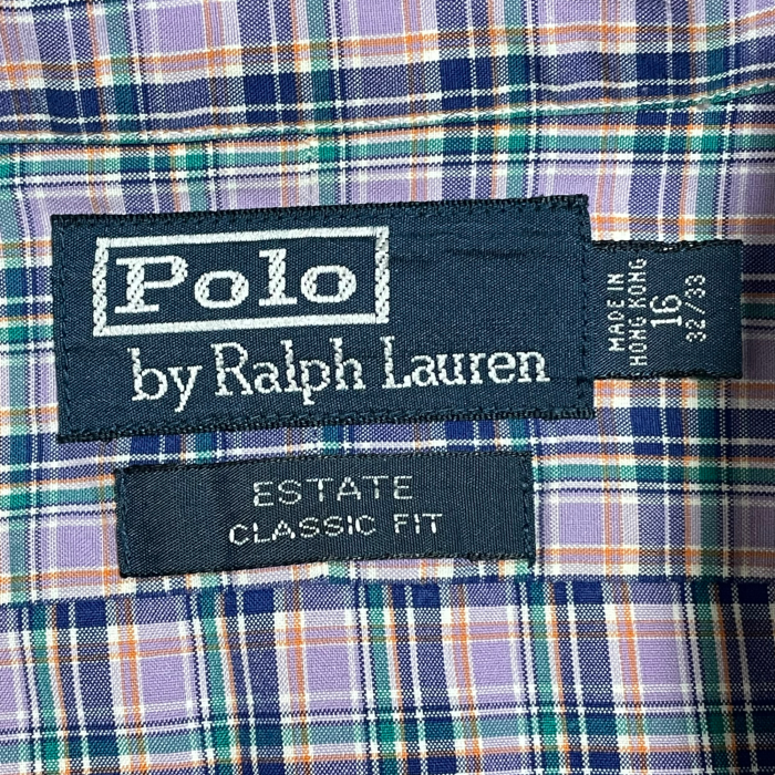 【POLO by RALPH LAUREN】チェック 長袖シャツ ラルフローレン | Vintage.City 古着屋、古着コーデ情報を発信