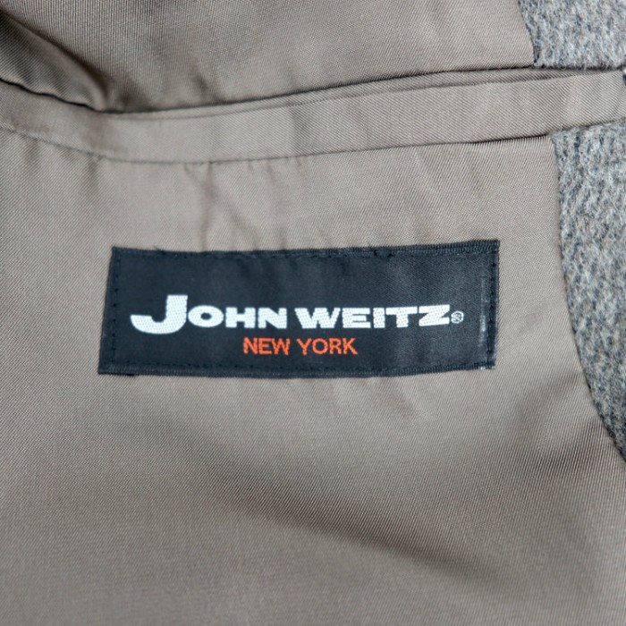 JOHN WEITZ チェスターコート 90A3 ウール グレー 90s | Vintage.City 古着屋、古着コーデ情報を発信