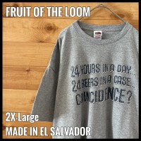 【FRUIT OF THE LOOM】メッセージ Tシャツ 2XL US古着 | Vintage.City 빈티지숍, 빈티지 코디 정보