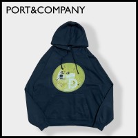 【PORT&COMPANY】アニマルプリント 犬 パーカー フーディー L 古着 | Vintage.City 古着屋、古着コーデ情報を発信