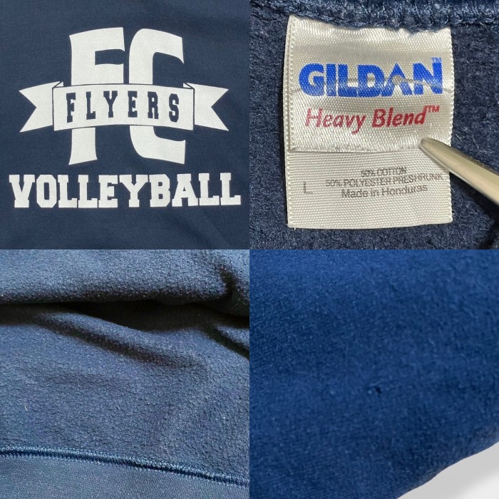 【GILDAN】VOLLEYBALL バレーボール ロゴ プリント パーカー L | Vintage.City 古着屋、古着コーデ情報を発信
