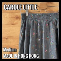 【CAROLE LITTLE】香港製 ロングスカート総柄 宝石 腰ゴム US古着 | Vintage.City 古着屋、古着コーデ情報を発信