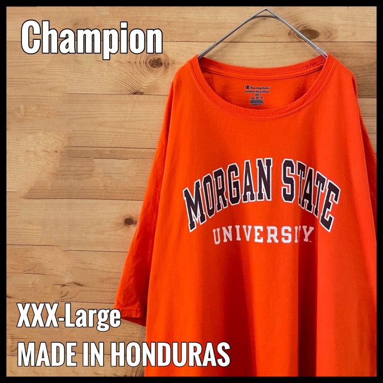 champion】カレッジ モーガン州立大学 Tシャツ3XL ビッグサイズ
