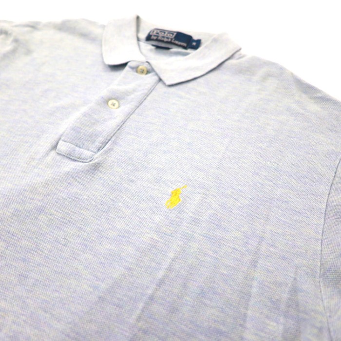 Polo by Ralph Lauren ポロシャツ M ブルー ロゴ刺繍 | Vintage.City 古着屋、古着コーデ情報を発信