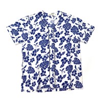 French Trotters ベースボールシャツ S ブルー ボタニカル EDIFICE取扱い | Vintage.City 빈티지숍, 빈티지 코디 정보