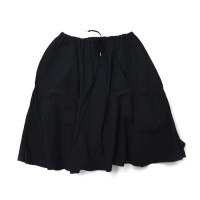 le glazik ギャザーフレアスカート 36 ブラック コットン | Vintage.City 古着屋、古着コーデ情報を発信