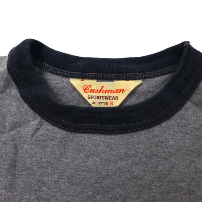 Cushman リンガーTシャツ S グレー コットン | Vintage.City 古着屋、古着コーデ情報を発信