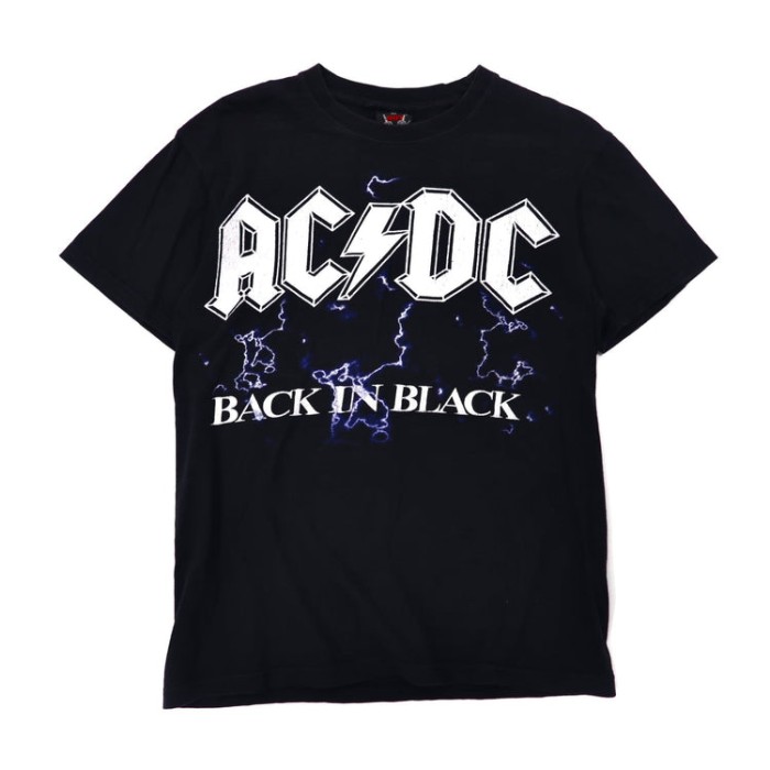 ヴィンテージ古着】AC/DC ”BACK IN BLACK” プリントTシャツ-