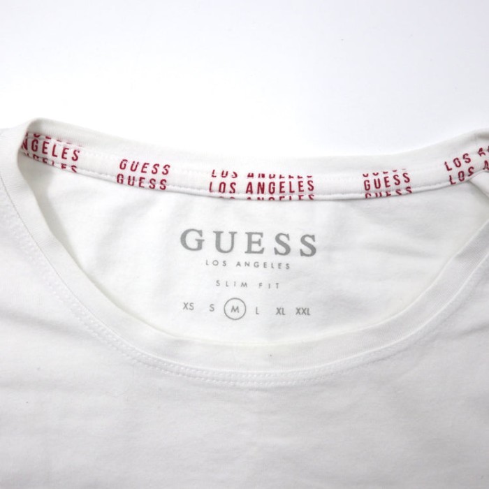 GUESS プリントTシャツ M ホワイト コットン | Vintage.City 古着屋、古着コーデ情報を発信