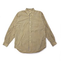 Eddie Bauer ボタンダウンシャツ M イエロー チェック ビッグサイズ | Vintage.City ヴィンテージ 古着