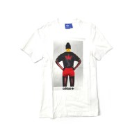 adidas Originals クルーネックTシャツ S ホワイト Camiseta Fitness Girl | Vintage.City 빈티지숍, 빈티지 코디 정보