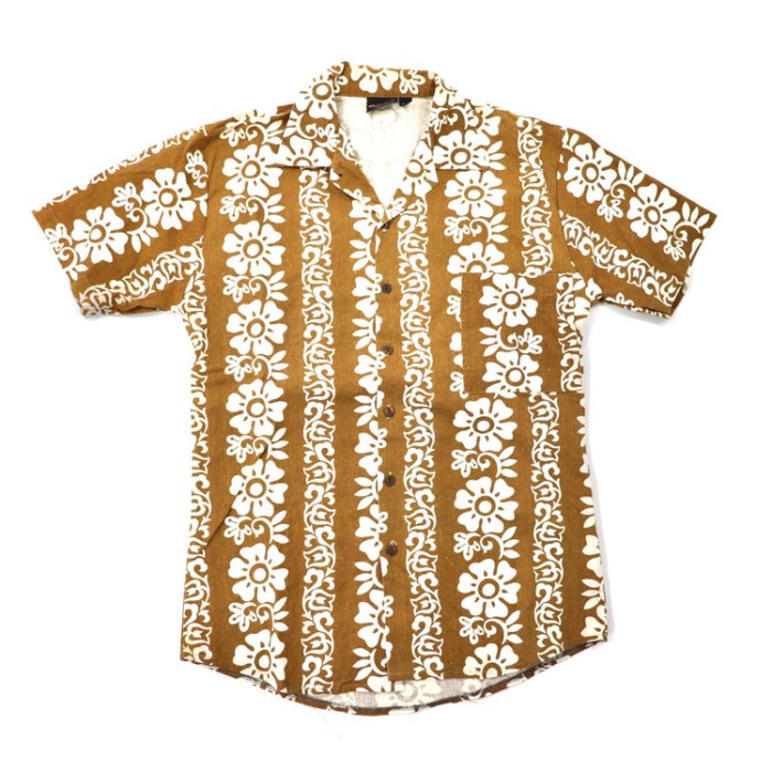 USA製 Hutspah アロハシャツ XL ブラウン 総柄 80年代 | Vintage.City 古着屋、古着コーデ情報を発信