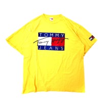 USA製 TOMMY HILFIGER ビッグロゴプリントTシャツ XXL イエロー ビッグサイズ 90s | Vintage.City 빈티지숍, 빈티지 코디 정보