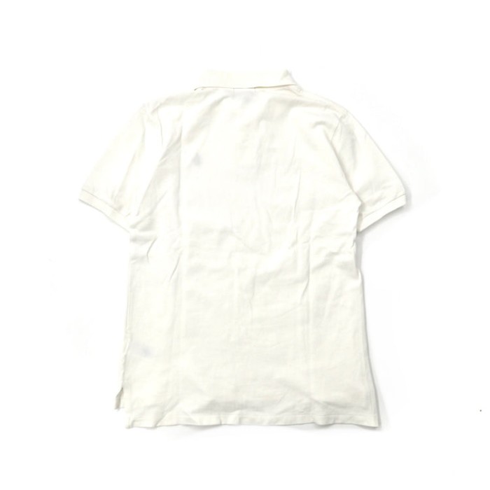 Polo by Ralph Lauren ポロシャツ L ホワイト ペルー製 ワンポイントロゴ刺繍 | Vintage.City 빈티지숍, 빈티지 코디 정보