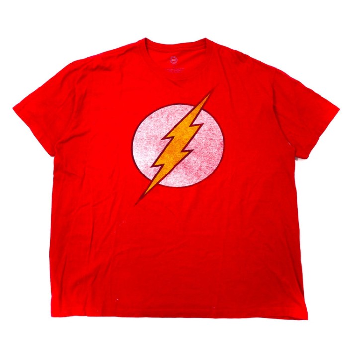 DC COMICS ORIGINALS Tシャツ XXL レッド DCコミックス フラッシュ パキ綿 | Vintage.City ヴィンテージ 古着