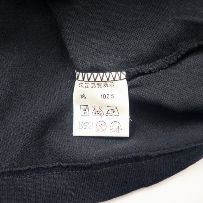 Champion Tシャツ L ブラック コットン バックプリント | Vintage.City 古着屋、古着コーデ情報を発信