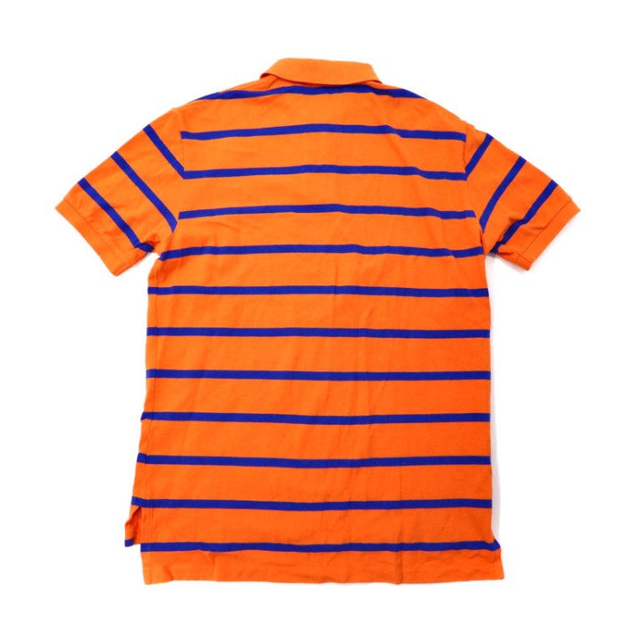 POLO BY RALPH LAUREN コットンポロシャツ L オレンジ ボーダー ビッグサイズ | Vintage.City 古着屋、古着コーデ情報を発信