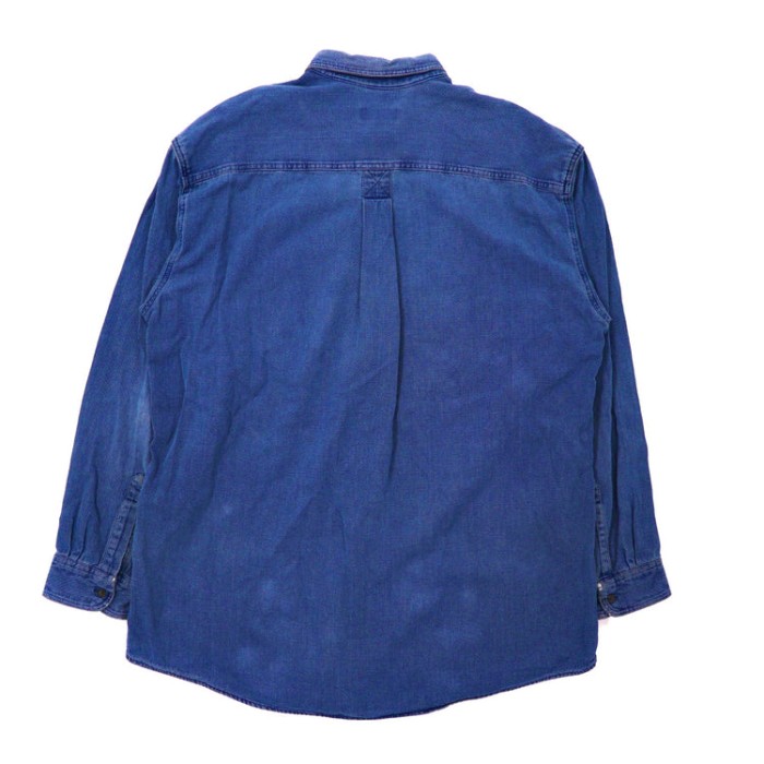 L.L.Bean ボタンダウンシャツ XL ブルー 鹿の子 コットン | Vintage.City 古着屋、古着コーデ情報を発信