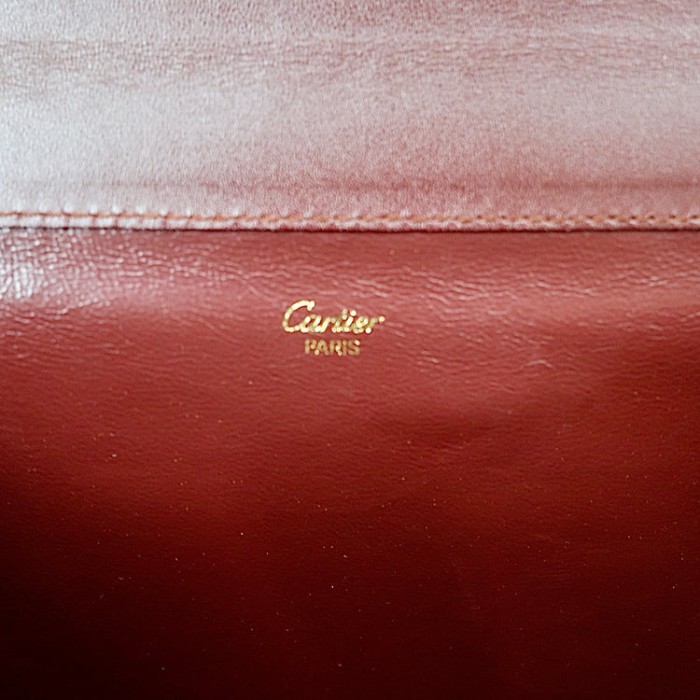 Cartier セカンドバッグ マストライン ボルドー レザー | Vintage.City 빈티지숍, 빈티지 코디 정보