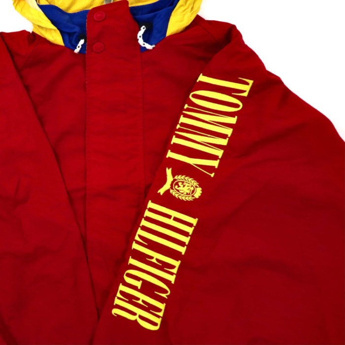 TOMMY HILFIGER セーリングジャケット ナイロンジャケット M レッド ロゴ刺繍 90年代 | Vintage.City ヴィンテージ 古着