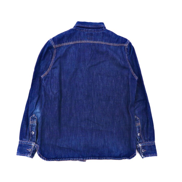 BRU NA BOINNE ボタンダウンデニムシャツ 0 ブルー | Vintage.City 古着屋、古着コーデ情報を発信