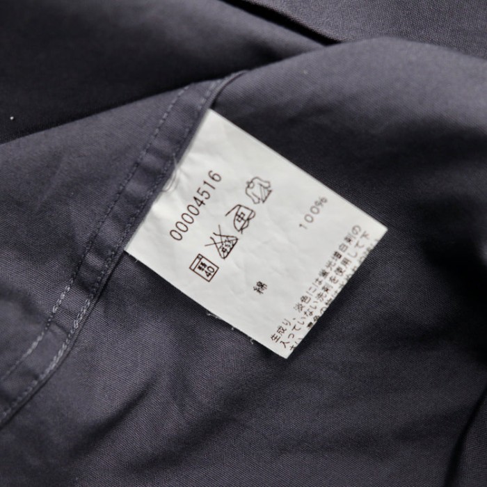 agnes b. homme シャツ 36 グレー 日本製 飾りボタン | Vintage.City 古着屋、古着コーデ情報を発信
