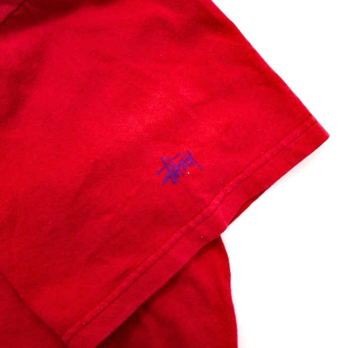 USA製 Stussy プリントTシャツ M レッド 紺タグ 90年代 INTERNATIONAL ヘッドホン | Vintage.City 빈티지숍, 빈티지 코디 정보