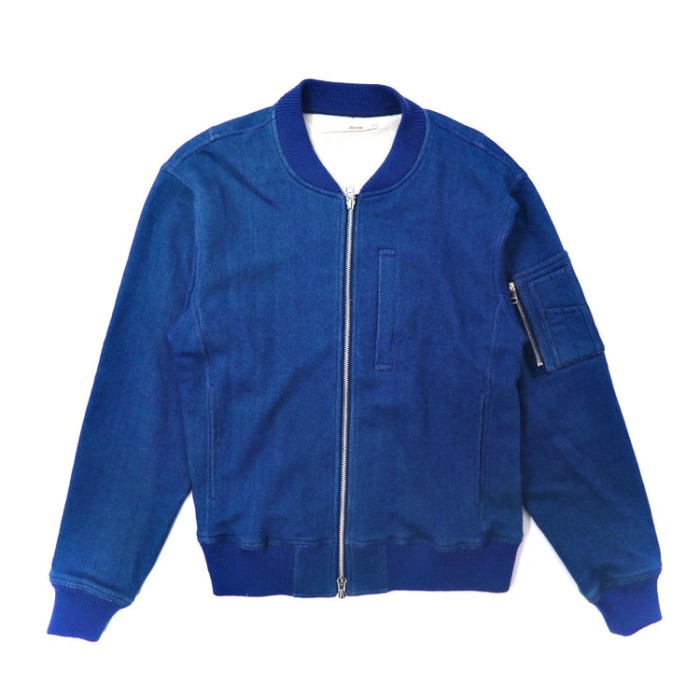 #Re:room デニムMA-1ジャケット S ブルー REJ007 | Vintage.City 古着屋、古着コーデ情報を発信