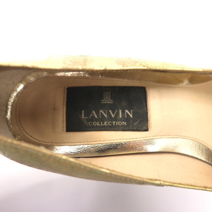 LANVIN COLLECTION ピンヒールパンプス 23cm ゴールド 日本製 | Vintage.City Vintage Shops, Vintage Fashion Trends