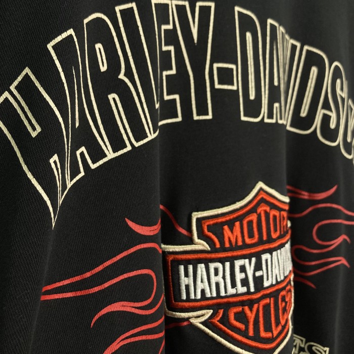 HARLEY-DAVIDSON 90s L/S embroidered T-SHIRT | Vintage.City 古着屋、古着コーデ情報を発信