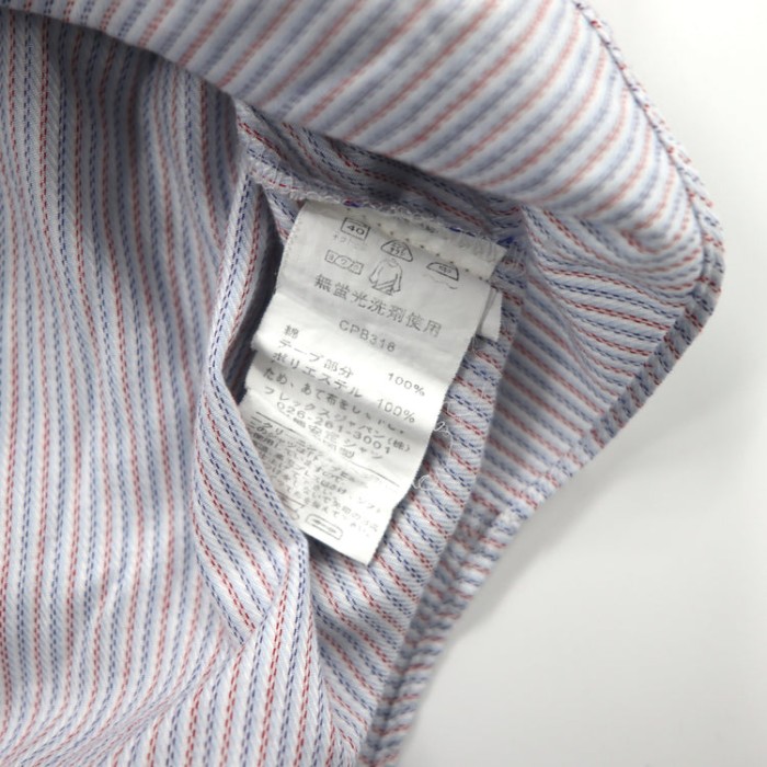 CHAPS ボタンダウンシャツ M ブルー ストライプ | Vintage.City 古着屋、古着コーデ情報を発信