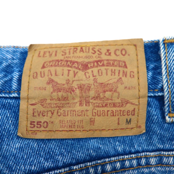 Levi's テーパードデニムパンツ 24 ブルー 550 RELAXED FIT TAPERED LEG 90年代 105150-4892 | Vintage.City 古着屋、古着コーデ情報を発信